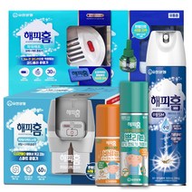 해피홈 리퀴드 모기 훈증기 플러그형 코드형모음, 해피홈 모기퇴치제, 파워매트 리필 30매x4개