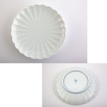 쇼비도혼텐 아리타 키쿠와리 원형 꽃접시 19cm, 1개