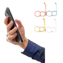 핸드폰 링 거치대 손가락 핑거 홀더 스탠드 모바일 고리 스마트폰 한손 조작 스트랩 그립 걸이 톡, A_연핑크