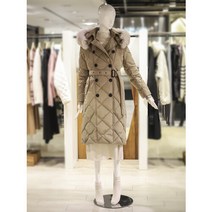G-CUT (행사) [지컷] 폭스퍼 후드 구스다운 퀼팅 코트 7252417006