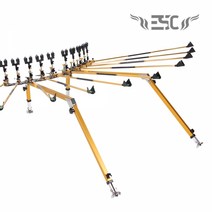 [호반낚시]ESC 자립다리 가로바 58cm 확장 업그레이드, 골드, 1개