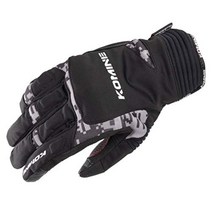 겨울바이크장갑 코미네 Komine GK-801 오토바이 바이크 스쿠터 방한 장갑, 블랙/디지털 카모