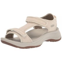 미국발송 킨 KEEN 여성용 Astoria West T 스트랩 웨지 샌들 캔버스 7.5