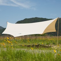 쿠디 캠핑타프 면 타프 대형 하비 렉타 핵사 텐트 감성 8각 coodytarp01