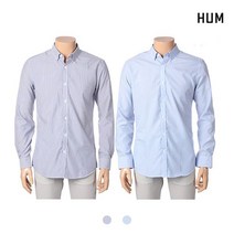 [HUM]남) 매직 스트라이프 셔츠(FHNECSL101P)