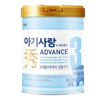 남양유업 아기사랑 수 어드밴스 분유 3단계, 750g, 42개