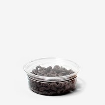 더팩컴퍼니 DC8S 일회용 투명 과일컵 과일용기 델리용기 반찬용기 샐러드용기(플랫뚜껑) 100개 500개, 1박스