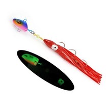 TOLU 카부라 총알 금속 지그 헤드 오징어 보조 후크 가라앉는 지깅 미끼 보텀쉽 인치쿠 텐야 100g 150g 200g 250g 300g, 05 COLOR F_03 200g