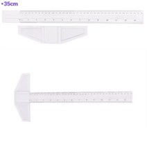 뉴리웹 제도용 T자 45CM 목공용자 공부자 수평자, 35cm