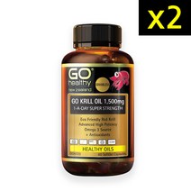 [사은품XXXX] 고헬씨 크릴오일 1500mg 60캡슐 2개