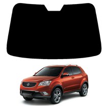 로톰 코란도 전면 열성형 썬팅필름, 일반 25 (진함), 코란도C (11년-19년), 쌍용