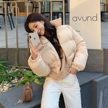 떳다그녀 하스미 크롭 숏 패딩