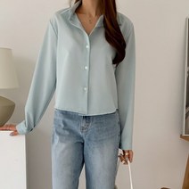 여성 봄 베니크 카라 쿨링 데일리 남방.디작소