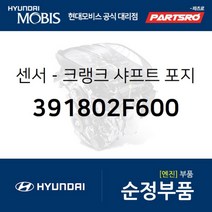 크랭크 샤프트 포지션 센서 (391802F600) 그랜저IG 그랜저HG 맥스크루즈 싼타페 투싼 팰리세이드 현대모비스 부품