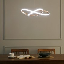 LED일체형 크리스탈 펜던트조명 영화속 까페조명 철재 거실등 식탁등 곡선미 무드등