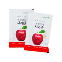 케이셀러 충북 제천 입안 가득 상큼 사과즙 원액 100%, 100포, 100ml
