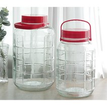 효소 유리술병 유리밀폐용기 야관문주 보관매실담금병, 보드레효소병 5L, 1개