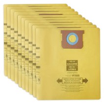 노 브랜드 10 팩 교체 유형 I 진공 필터 백 9067200 Shop Vac 10-14 갤런 일회용 Collectio, 진공 청소기 먼지 봉투