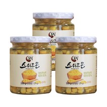 삿갓유통 믿고 먹는 유기농 토리 옥수수 병조림 통조림 2병, 220g, 3병