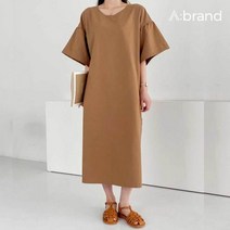[메리삭스] [에이브랜드] 구김없는 모니카 프릴 롱 원피스, 상:FREE_블랙