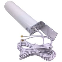 3G 4G LTE 5M 이중 슬라이더 CRC9 / TS9 / SMA 커넥터가있는 3G 4G LTE 외부 안테나 옥외 3G 4G 라우터 모뎀 용, 하나, 하얀색