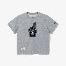 뉴에라키즈반팔티 NQC 13114870 뉴에라 MLB 리그 넘버 원 뉴욕 양키스 티셔츠 헤더 그레이