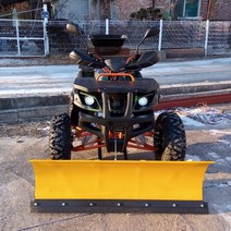 제설 ATV 150cc 사륜바이크 세트(ATV 150cc+1500눈삽+전동윈치+염화칼슘자동살포기)