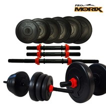 프로모릭스 블랙마초 덤벨 세트, 16kg, 1세트