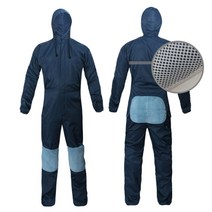 카멜로 그라인더복 통기 피스복 도장복 작업복 생활 방수 가죽 작업용 그라인딩, 1개입, XXL