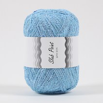 [앵콜스] 슬라브포인트 코튼실 슬라브사 의류 가방실 모자뜨기, 820 베이비블루(낱개)