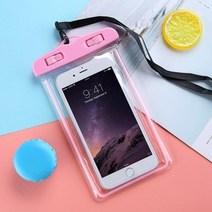 핸드폰방수팩 방수 전화 파우치 드리프트 다이빙 수영 가방 수중 건조 가방 케이스 커버, 분홍색