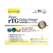 프리미어 rTG 알티지 오메가3 징코 EPA DHA 1270ml 120캡슐