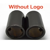 아우디 머플러 팁 zd 2pcs audi a3 a4 b8 a6 c6 a5 q5 q7 q3 a1 a8 자동차 배기 팁 머플러 파이프 스테인레스 스틸 커버 액세서리 호환, 검은색, 5