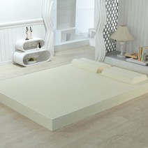 럭스앤펀 [통몰드] 천연라텍스 매트리스 (고밀도 95Kg) S SS D Q K 라텍스매트리스