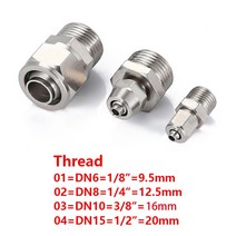 공압 피팅 에어 피팅 pc 4M5 4mm 6mm 8mm/10/12mm 나사 1/8 3/8 1/2 