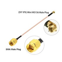 SMA-IPX DIY 미니 MS156 RG178 케이블 RF 동축 피그 테일 확장 점퍼 10 개/묶음 LTE 모뎀 Yota LU150 BEVO, 13 SMA M to MS156_10 80CM