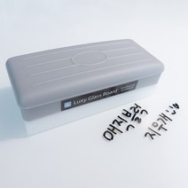 럭시글라스보드 유리칠판용 보드마카(진한 발색 생잉크)-3색(검 파 빨), 양면매직블럭지우개, 1개