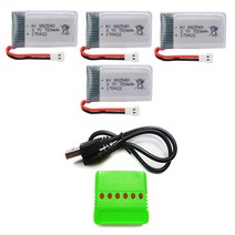 SYMA X5 X5C X5SW 드론배터리 드론부품, 77. (X5C) 720mah4개+6in1충전