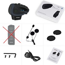 Vnetphone V8 바이크 오토바이 헬멧 헤드셋 1200M 블루투스 인터콤 5 라이더용 전이중 NFC 원격 제어 FM 라디오, 03 1pc V8 SV No remote, 옵션03 1pc V8 SV No remote