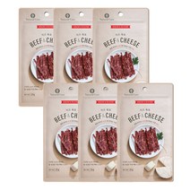 네츄럴코어 비프 치즈컷트 치즈육포 23g 강아지간식, 6개, 비프치즈컷트 23g