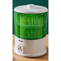 자동 콩나물 재배기 녹두 숙주 키우는 집에서 키우기, 화이트 3겹