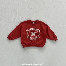 Junior-허스키스맨투맨티 여아 남아 아기 반팔 어반래빗 오렌지키즈