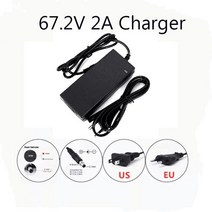 전기자전거배터리 자전거 발전기 밧데리 16S2P 60V 36Ah 1000W BMS 충전식 리튬 배터리는 휠체어 등 전기 장비에 널리 사용됩니다., [06] 67.2V2A, 06 67.2V2A