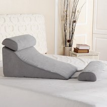 기능성베개 위산 웨지필로우 베개 이석증 환자, 길이 65cm 폭 90cm 높이 30cm그레이