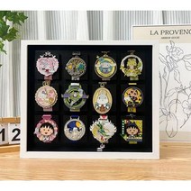 메달장식장 디스플레이 뱃지 거치대 메달걸이 전시대 트로피, C. 8개 조각, C. 화이트