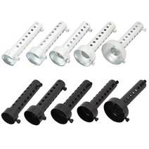 오토바이 머플러 범용 소음기 소음규제 DB 킬러, 실버 42mm 롱