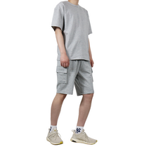 핸써밍 남자 여자 베이직 면 카고반바지 2컬러 (L~XL)