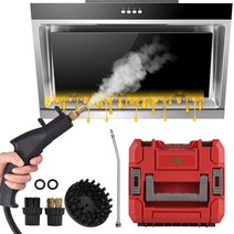 업소용 스팀 청소기 2000W 휴대용 스팀 청소기 고온 가압 증기선 주방 욕실 자동차 세탁기, 02 2000W_02 EU, 02 2000W_02 EU