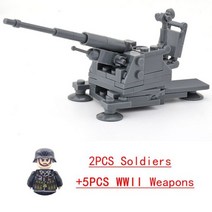 호환블럭 중국레고테크닉 WW2 밀리터리 Panzerkampfwagen IV M4a2 Sd kfz 250 군인 피규어 빌딩 블록 무기 총 부품 탱크 육군 액세서리 브릭 완구, 주황색