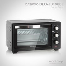대우 DEO-FS1900F FB1900F 컨벡션 전기오븐 미니 오븐, 대우 DEO-FB1900F 전기오븐_블랙